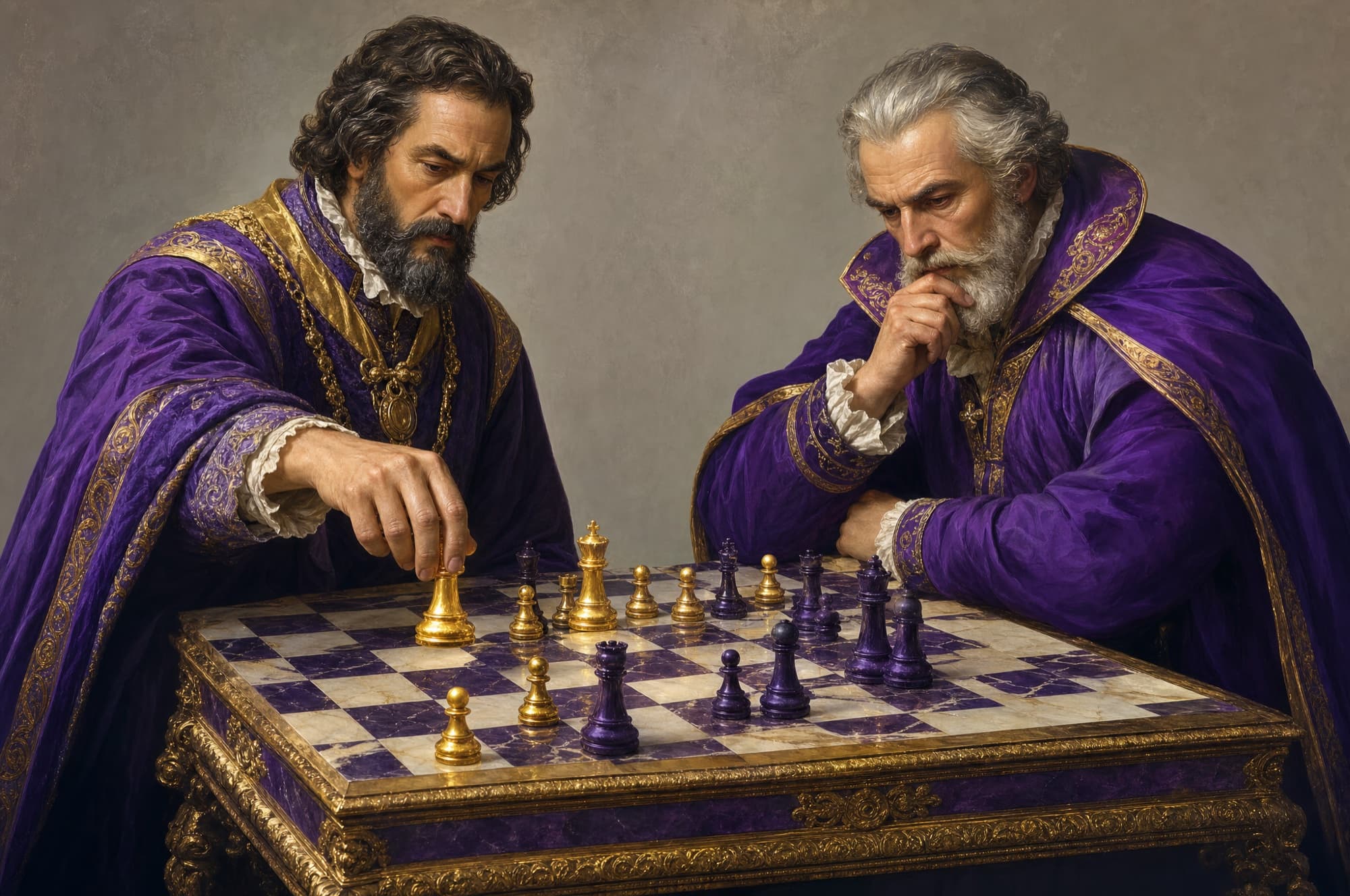 Satranç tahtası başındaki stratejistler, strateji